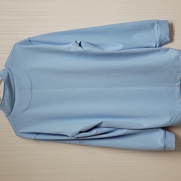 Greenside Golf Men's Light Blue 3/4 Zip Sz Large. Polyester Spandex - Picture 2 of 5